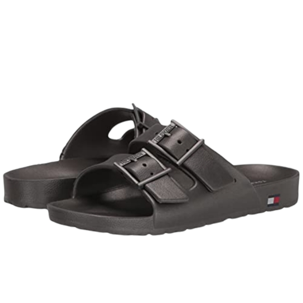 NWT Tommy Hilfiger Women's Jelz Slide Sandal -10M-Pewter